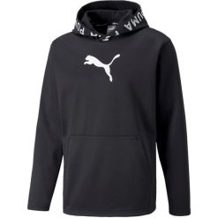 Bluza dresowa męska Puma TRAIN PWR. Czarne bluzy męskie Puma, m, bez wzorów, z dresówki, z kapturem. Za 99.00 zł.