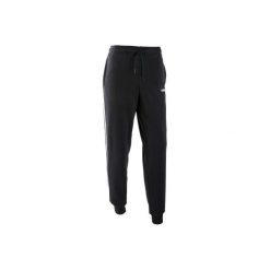 Spodnie regular Gym & Pilates 3S męskie. Czarne spodnie materiałowe męskie Adidas, m, bez wzorów, z bawełny. Za 199.99 zł.