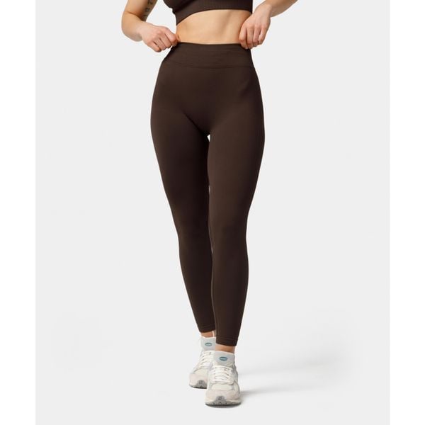Legginsy bezszwowe push-up Carpatree Elite brązowe. Brązowe legginsy damskie Carpatree, xs, bez wzorów, z elastanu. W wyprzedaży za 169.99 zł.