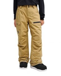 Spodnie śniegowe techniczne dla Chłopcy UTILITY 20K Beżowy. Brązowe spodnie materiałowe dla chłopców Quiksilver, bez wzorów, z materiału. Za 599.99 zł.