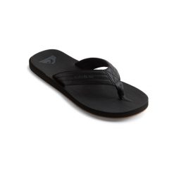Japonki plażowe męskie Quiksilver Carver Nubuk. Czarne buty sportowe męskie Quiksilver, z nubiku, sportowe. Za 92.00 zł.