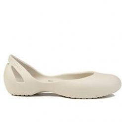 Buty do chodzenia baleriny damskie Crocs KADEE FLAT. Brązowe baleriny damskie Crocs, bez wzorów, bez obcasa. Za 149.00 zł.