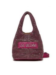 LOVE MOSCHINO Torebka JC4044PP1LLP162A Różowy. Czerwone torebki do ręki damskie Love Moschino, bez wzorów, z tworzywa sztucznego, bez dodatków. Za 509.99 zł.