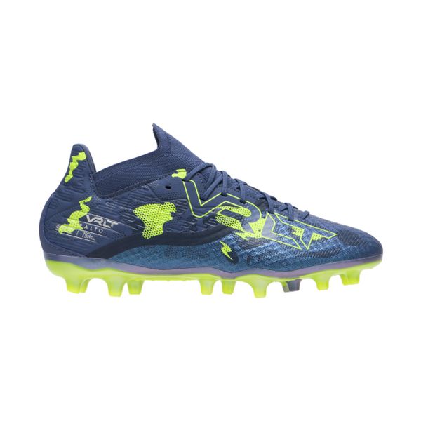 Buty piłkarskie Kipsta Viralto III Elite FG Beetle. Niebieskie buty sportowe męskie KIPSTA, z dzianiny, bez zapięcia, do piłki nożnej. W wyprzedaży za 249.99 zł.