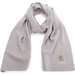 Szal MOSCHINO - 30319 M1866 014. Szare szaliki i chusty damskie MOSCHINO, z materiału. Za 629.00 zł.