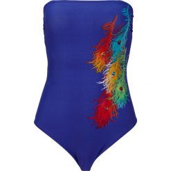 Kostium kąpielowy shape, średni stopień modelowania sylwetki. Fioletowe kostiumy jednoczęściowe damskie bonprix, bez wzorów. Za 142.99 zł.