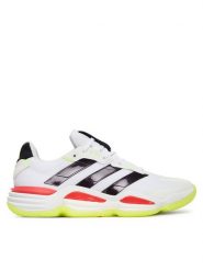 Adidas Buty halowe Stabil 16 Indoor JP7273 Biały. Białe buty sportowe męskie Adidas, z materiału, bez zapięcia. Za 529.99 zł.