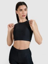 4F Góra od bikini damska - czarna XXL. Czarne bikini damskie 4f, na lato, uniwersalny, bez wzorów. W wyprzedaży za 59.99 zł.