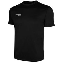 CS BASICS I kurzärmeliges Trainingstop. Białe koszulki sportowe męskie CAPELLI SPORT, l, bez wzorów, bez kołnierzyka, bez ramiączek, do piłki nożnej. Za 66.99 zł.