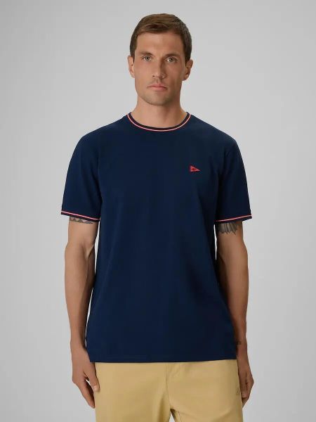 T-shirt regular z nadrukiem męski 4F 4FRSS26TTSHM3997. Brązowe t-shirty męskie 4f, m, bez wzorów, z bawełny, klasyczne, bez kołnierzyka. Za 68.99 zł.