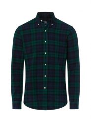 Polo Ralph Lauren Męska koszula flanelowa Mężczyźni Modern Fit Bawełna niebieski|zielony w kratkę, XL. Niebieskie koszule męskie Polo Ralph Lauren, m, bez wzorów, z bawełny, klasyczne, bez kołnierzyka, bez ramiączek. Za 499.95 zł.