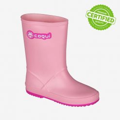 Dziecięce kalosze Coqui. Czerwone kalosze dziewczęce Coqui, bez wzorów. Za 125.99 zł.