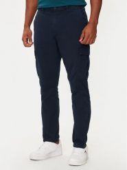 Tommy Jeans Spodnie materiałowe Austin DM0DM20750 Granatowy Slim Fit. Niebieskie spodnie materiałowe męskie Tommy Jeans, m, bez wzorów, z bawełny. Za 269.99 zł.