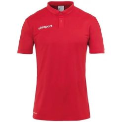 Polo Uhlsport Essential. Czerwone koszulki polo męskie Uhlsport, m, bez wzorów, sportowe, bez ramiączek. Za 149.50 zł.