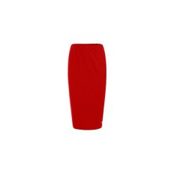 CZERWONA SPÓDNICA OŁÓWKOWA BASIC. Czerwone spódnice damskie Bien fashion, m, bez wzorów, z gumy, eleganckie, midi, dopasowane. Za 79.00 zł.