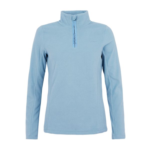 Polar 1/4 zamek dla kobiet Protest Mutez. Niebieskie bluzy sportowe damskie Protest, bez wzorów, z polaru, bez kaptura, narciarskie. Za 190.00 zł.