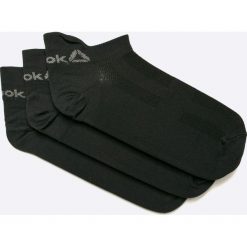 Reebok - Skarpetki. Czarne skarpety damskie Reebok, z elastanu. W wyprzedaży za 44.90 zł.