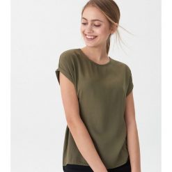 Gładka bluzka - Khaki. Bluzki damskie House. Za 49.99 zł.