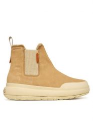 Merrell Sztyblety Arquette Thermo J007066 Brązowy. Brązowe botki damskie Merrell, ze skóry, bez obcasa, na płaskiej podeszwie, bez zapięcia. Za 519.99 zł.