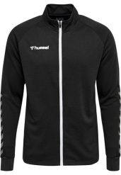 Kurtka Hummel Zip hmlAUTHENTIC Poly. Czarne kurtki męskie Hummel, m, bez wzorów, z dzianiny, na fitness i siłownię. Za 107.00 zł.