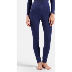 Spodnie Odlo BL BOTTOM long ACTIVE WARM. Fioletowe spodnie sportowe damskie Odlo, bez wzorów, trekkingowe. Za 249.99 zł.