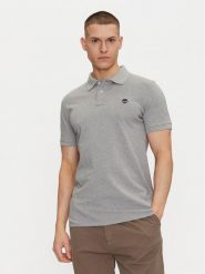 Timberland Polo TB0A6VDP Szary Regular Fit. Szare koszulki polo męskie Timberland, m, bez wzorów, z bawełny, bez ramiączek. Za 219.99 zł.