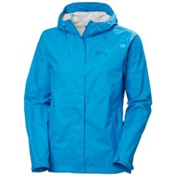 Damska kurtka wodoodporna Helly Hansen Loke. Niebieskie kurtki damskie Helly Hansen, bez wzorów, bez kaptura. Za 549.50 zł.