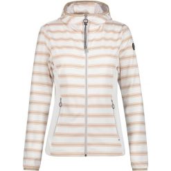 Bluza z kapturem Luhta Ilvessalo - biały. Białe bluzy sportowe damskie Luhta, s, bez wzorów, z polaru, z kapturem, narciarskie. Za 399.00 zł.