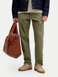 Jack & Jones Chinosy Kane 12268490 Zielony Regular Fit. Zielone eleganckie spodnie męskie Jack & Jones, m, bez wzorów, z bawełny. Za 179.99 zł.