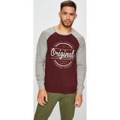 Jack & Jones - Bluza. Szare bluzy męskie Jack & Jones, m, bez wzorów, z bawełny, bez kaptura. W wyprzedaży za 99.90 zł.