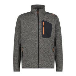 Bluza męska turystyczna CMP 34H2607. Zielone bluzy męskie CMP, m, bez wzorów, bez kaptura. Za 306.50 zł.