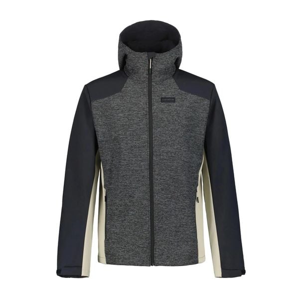 Techniczna kurtka softshell do wędrówek Icepeak Beedeville. Czarne kurtki męskie Icepeak, s, bez wzorów, z softshellu, trekkingowe. Za 356.00 zł.