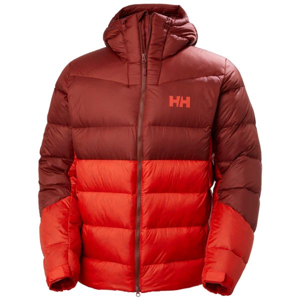 Kurtka z kapturem Helly Hansen Glacier. Czerwone kurtki męskie Helly Hansen, m, bez wzorów, z puchu, z kapturem. Za 1,247.00 zł.