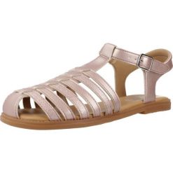 Sandały GEOX J SANDAL KARLY GIRL Rose. Czerwone sandały damskie Geox, trekkingowe. Za 159.99 zł.
