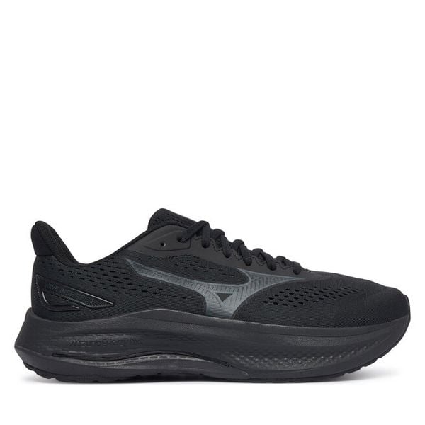 Buty do biegania Mizuno. Czarne buty sportowe męskie Mizuno, bez zapięcia, do biegania, mizuno wave. Za 655.99 zł.