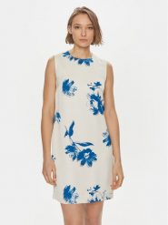 Calvin Klein Sukienka letnia K20K207038 Biały Regular Fit. Białe sukienki damskie Calvin Klein, na lato, bez wzorów, z wiskozy, bez kołnierzyka, bez ramiączek. Za 479.99 zł.