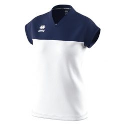 Koszulka damska Errea Bessy. Białe koszulki sportowe damskie ERREA, bez wzorów, bez kołnierzyka, bez ramiączek, na fitness i siłownię. Za 191.50 zł.