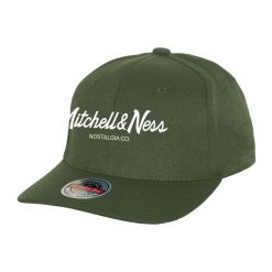 Czapka typu snapback Mitchell & Ness. Zielone czapki i kapelusze męskie Mitchell & Ness, bez wzorów. Za 181.00 zł.