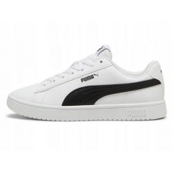 BUTY na co dzień młodzieżowe PUMA RICKIE sneakersy. Biała obuwie sportowe damskie Puma, bez wzorów, z materiału, trekkingowe. Za 159.00 zł.