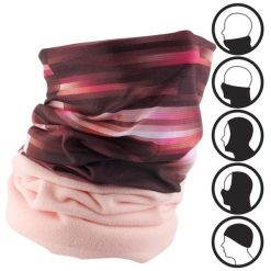 Komin narciarski dla dorosłych Wedze Hug. Czerwone szaliki i chusty damskie WED'ZE, na zimę, bez wzorów, z dżerseju. Za 24.99 zł.