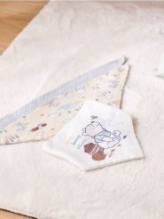 Śliniak 3 pack Winnie the Pooh - wielobarwny. Śliniaki dla dzieci Sinsay, bez wzorów. W wyprzedaży za 8.99 zł.