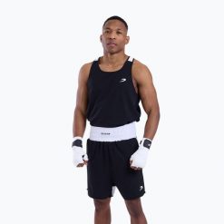 Koszulka męska Boxraw Stevenson Tank 2.0. Czarne t-shirty męskie BOXRAW, m, bez wzorów, z elastanu, klasyczne, bez kołnierzyka. Za 229.99 zł.