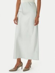 Calvin Klein Spódnica maxi LV044F621G Zielony Regular Fit. Zielone spódnice damskie Calvin Klein, l, bez wzorów, z syntetyku, maxi. Za 459.99 zł.