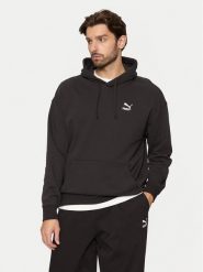 Puma Bluza Better Classics 624241 Czarny Relaxed Fit. Czarne bluzy męskie Puma, m, bez wzorów, z bawełny, bez kaptura. Za 169.99 zł.