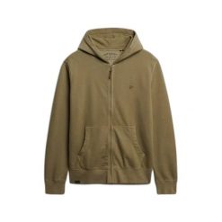 Bluza z kapturem i zamkiem błyskawicznym Superdry Classic Essential Ziphood. Zielone bluzy męskie Superdry., na lato, xl, bez wzorów, z kapturem. Za 327.20 zł.