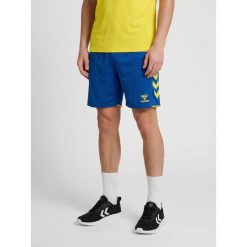 Szorty Hummel Core 2.0. Niebieskie buty sportowe męskie Hummel, bez zapięcia, na fitness i siłownię. Za 149.00 zł.