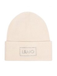 Liu Jo Czapka 2F6022 MA38S Kremowy. Białe czapki i kapelusze damskie Liu Jo, na zimę, bez wzorów, z poliesteru. Za 199.99 zł.