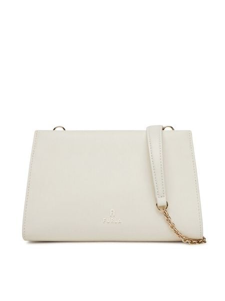 Furla Torebka WE00774 BX3104 PNN00 Écru. Torebki do ręki damskie Furla, bez wzorów, ze skóry, wizytowe, bez dodatków. Za 609.99 zł.