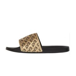 Klapki EA7 Emporio Armani Water Sports All Over. Czarne klapki męskie EA7, z materiału, sportowe. Za 169.99 zł.