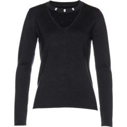 Sweter bonprix czarny. Swetry damskie marki bonprix. Za 49.99 zł.